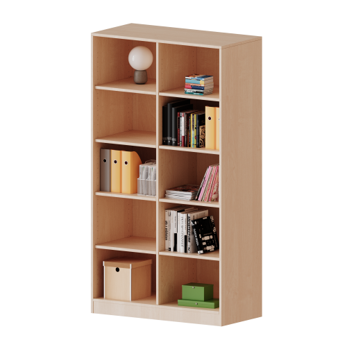 Produkt Bild Regal, zweireihig, 5 Ordnerh&ouml;hen - evo180 Serie 