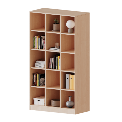 Produkt Bild Regal, dreireihig, 5 Ordnerh&ouml;hen - evo180 Serie 