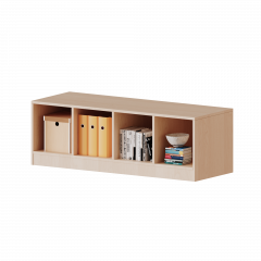 Produktbild Regal, vierreihig, 1 Ordnerh&ouml;he - evo180 Serie 