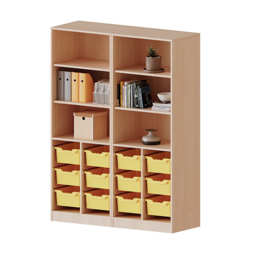 Produkt Bild ErgoTray Regal, vierreihig, 5 Ordnerh&ouml;hen - evo180 Serie 