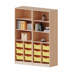 Produktbild ErgoTray Regal, vierreihig, 5 Ordnerh&ouml;hen - evo180 Serie 