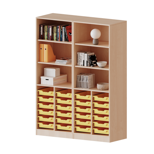 Produkt Bild ErgoTray Regal, vierreihig, 5 Ordnerh&ouml;hen - evo180 Serie 