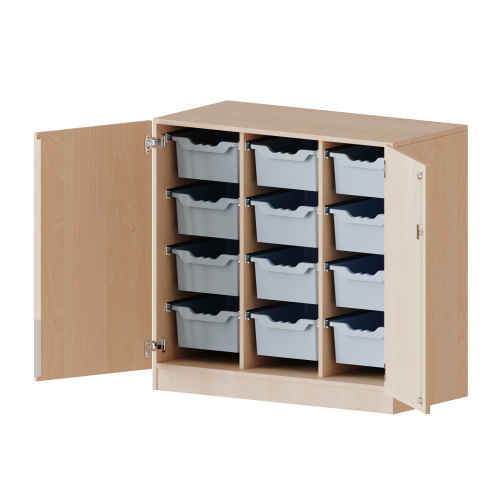 Produkt Bild ErgoTray Schrank, dreireihig, 2,5 Ordnerh&ouml;hen - evo180 Serie 