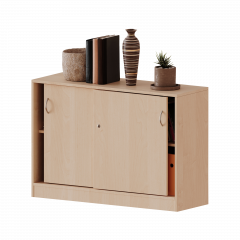 Produktbild des Artikels Schiebet&uuml;renschrank, 2 Ordnerh&ouml;hen - Serie evo180