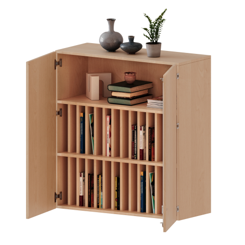 Produkt Bild Aufsatzschrank f&uuml;r Klassenb&uuml;cher, 3 Ordnerh&ouml;hen - Serie evo180 K10043AT2B