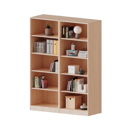 Produkt Bild Regal, vierreihig, 5 Ordnerh&ouml;hen - evo180 Serie 