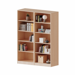 Produktbild Regal, vierreihig, 5 Ordnerh&ouml;hen - evo180 Serie 