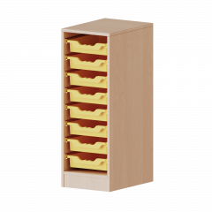 Produktbild ErgoTray Regal, einreihig, 2,5 Ordnerh&ouml;hen - evo180 Serie 