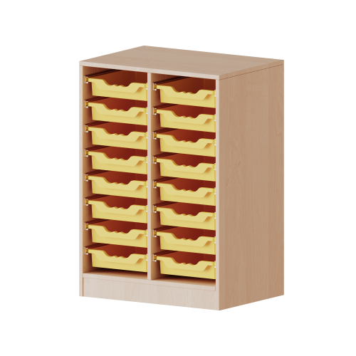 Produkt Bild ErgoTray Regal, zweireihig, 2,5 Ordnerh&ouml;hen - evo180 Serie 