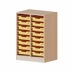 Produktbild ErgoTray Regal, zweireihig, 2,5 Ordnerh&ouml;hen - evo180 Serie 