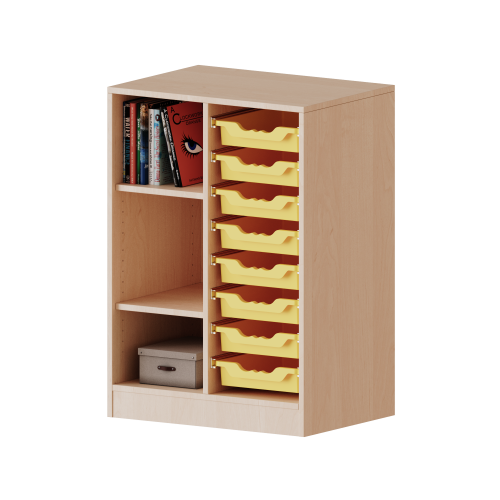 Produkt Bild ErgoTray Regal, zweireihig, 2,5 Ordnerh&ouml;hen - evo180 Serie 