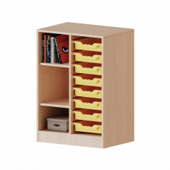 Produktbild ErgoTray Regal, zweireihig, 2,5 Ordnerh&ouml;hen - evo180 Serie 