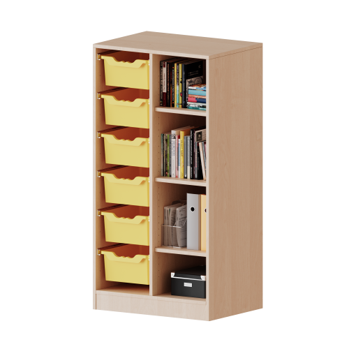 Produkt Bild ErgoTray Regal, zweireihig, 3,5 Ordnerh&ouml;hen - evo180 Serie 