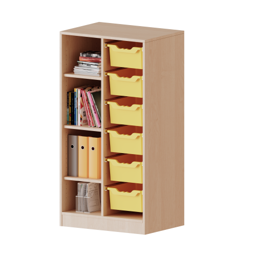 Produkt Bild ErgoTray Regal, zweireihig, 3,5 Ordnerh&ouml;hen - evo180 Serie 