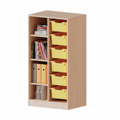 Produktbild ErgoTray Regal, zweireihig, 3,5 Ordnerh&ouml;hen - evo180 Serie 