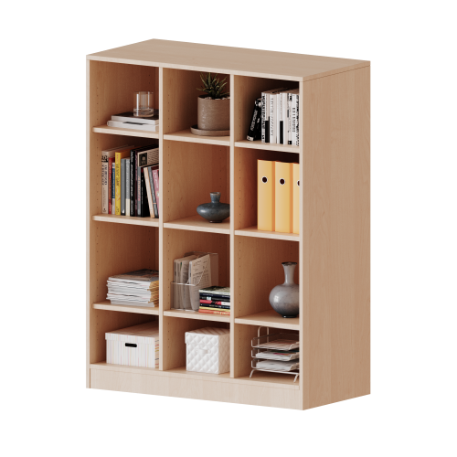 Produkt Bild Regal, dreireihig, 3,5 Ordnerh&ouml;hen - evo180 Serie 