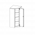 Produkt Bild Innenecke als Schrank, 4 Ordnerh&ouml;hen - Serie evo180 