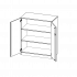 Produkt Bild Schrank, 3 Ordnerh&ouml;hen - Serie evo180 