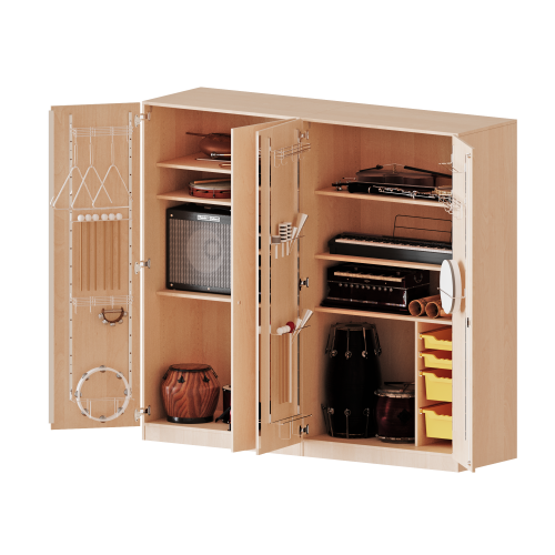 Produkt Bild Musikschrank, 5 Ordnerh&ouml;hen - Serie evo180 M20965TMU7