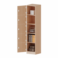 Produktbild Schlie&szlig;fachschrank, 5 Ordnerh&ouml;hen - Serie evo180 F4145SFLI