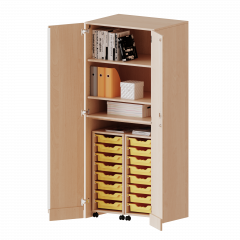 Produktbild Garagenschrank ohne Sockel, 5 Ordnerh&ouml;hen - Serie evo180 T806G25K25R