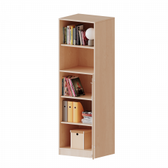 Produktbild Schrank, 5 Ordnerh&ouml;hen, T&uuml;r unten (3 OH), oben 2 offene F&auml;cher - Serie evo180 T6043T2RRE