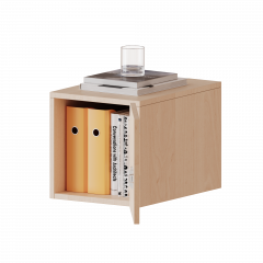 Produktbild Aufsatzschrank f&uuml;r ErgoTray Serie, 1 Ordnerh&ouml;he - Serie evo180 E3641ATRE