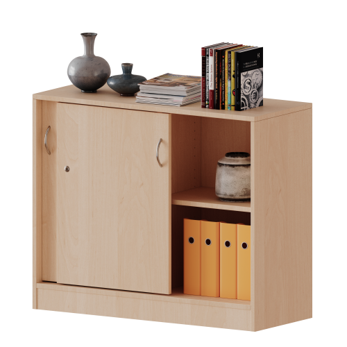 Produkt Bild Schiebet&uuml;renschrank, 2 Ordnerh&ouml;hen - Serie evo180 H10052S