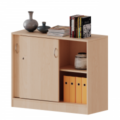 Produktbild Schiebet&uuml;renschrank, 2 Ordnerh&ouml;hen - Serie evo180 H10042S