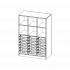Produkt Bild ErgoTray Regal, dreireihig, 4 Ordnerh&ouml;hen - evo180 Serie E10552K2R
