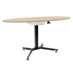 Produktbild Sitz- / Stehtisch mit Schublade und Vollkernplatte THF13080OV-S