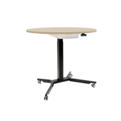 Produktbild Sitz- / Stehtisch fahrbar mit Schublade und Melaminplatte THF8080R-S