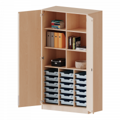 Produktbild ErgoTray Schrank, dreireihig, 5 Ordnerh&ouml;hen - evo180 Serie E1055T2K3RM