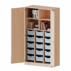 Produktbild ErgoTray Schrank, dreireihig, 5 Ordnerh&ouml;hen - evo180 Serie E1055T3G2RM