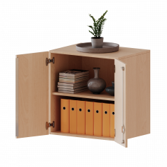 Produktbild Aufsatzschrank f&uuml;r ErgoTray Serie, 2 Ordnerh&ouml;hen - Serie evo180 