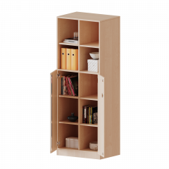 Produktbild ErgoTray Kombi-Schrank, zweireihig, 5 Ordnerh&ouml;hen - evo180 Serie E7053T2RM