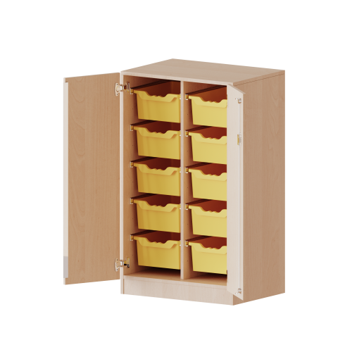 Produkt Bild ErgoTray Schrank, zweireihig, 3 Ordnerh&ouml;hen - evo180 Serie 