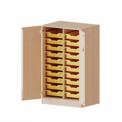 Produktbild ErgoTray Schrank, zweireihig, 3 Ordnerh&ouml;hen - evo180 Serie 