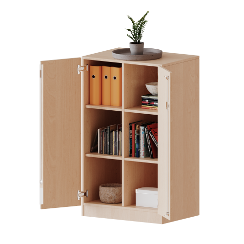 Produkt Bild Schrank, zweireihig, 3 Ordnerh&ouml;hen - evo180 Serie 