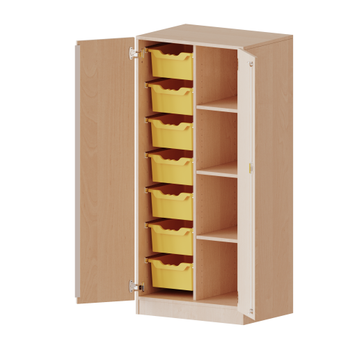 Produkt Bild ErgoTray Schrank, zweireihig, 4 Ordnerh&ouml;hen - evo180 Serie E7054TGR