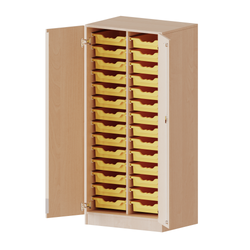 Produkt Bild ErgoTray Schrank, zweireihig, 4 Ordnerh&ouml;hen - evo180 Serie E7054TK