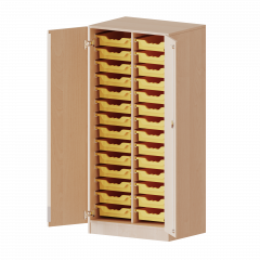 Produktbild ErgoTray Schrank, zweireihig, 4 Ordnerh&ouml;hen - evo180 Serie E7054TK