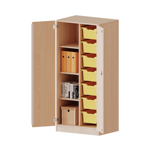 Produkt Bild ErgoTray Schrank, zweireihig, 4 Ordnerh&ouml;hen - evo180 Serie E7054TRG