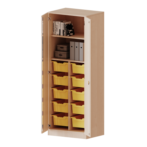 Produkt Bild ErgoTray Schrank, zweireihig, 5 Ordnerh&ouml;hen - evo180 Serie E7055T3G2R