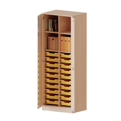 Produkt Bild ErgoTray Schrank, zweireihig, 5 Ordnerh&ouml;hen - evo180 Serie E7055T3K2RM