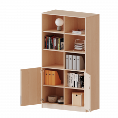 Produktbild ErgoTray Kombi-Schrank, dreireihig, 5 Ordnerh&ouml;hen - evo180 Serie E10552T3RM