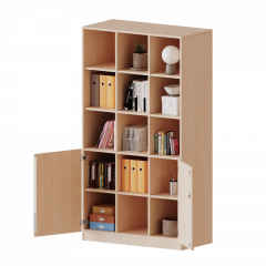 Produktbild ErgoTray Kombi-Schrank, dreireihig, 5 Ordnerh&ouml;hen - evo180 Serie E10552T3RMM