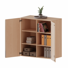 Produktbild Aufsatzschrank f&uuml;r ErgoTray Serie, 3 Ordnerh&ouml;he - Serie evo180 