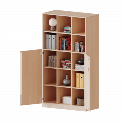 Produktbild ErgoTray Kombi-Schrank, dreireihig, 5 Ordnerh&ouml;hen - evo180 Serie E10553T2RMM