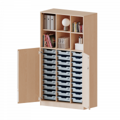 Produktbild ErgoTray Kombi-Schrank, dreireihig, 5 Ordnerh&ouml;hen - evo180 Serie E10553TK2RMM